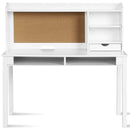 Kids Desk and Chair Set Study Writing Desk with Hutch and Bookshelves by LJGDeals