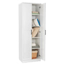 70 Inch Freestanding Storage Cabinet with 2 Doors and 5 Shelves by LJGDeals