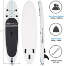 10 feet Inflatable Stand Up Paddle Board with Paddle Pump by LJGDeals