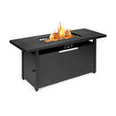 57 Inch 50 000 BTU Rectangular Propane Outdoor Fire Pit Table by LJGDeals