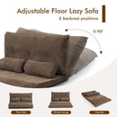 6-Position Adjustable Sleeper Lounge Couch with 2 Pillows by LJGDeals