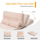6-Position Adjustable Sleeper Lounge Couch with 2 Pillows by LJGDeals