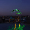 7 Feet LED Pre-lit Palm Tree Decor with Light Rope by DirectDeals