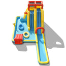 Inflatable Dual Slide Water Park Climbing Bouncer with 735W Air Blower by LJGDeals