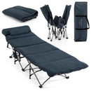 Folding Retractable Travel Camping Cot with Mattress and Carry Bag by LJGDeals