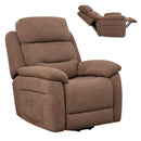 Power Lift Recliner Sofa with Side Pocket and Remote Control by LJGDeals