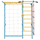 7 In 1 Kids Indoor Gym Playground Swedish Wall Ladder for Solid Wall-Yellow by LJGDeals