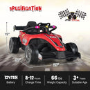 12V Kids Ride on Electric Formula Racing Car with Remote Control by LJGDeals