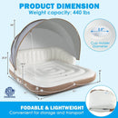 Inflatable Pool Float Lounge Swimming Raft by LJGDeals