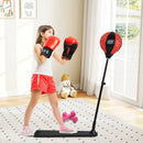 Kids Punching Bag with Adjustable Stand and Boxing Gloves by LJGDeals