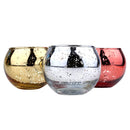 3 Pack Round Glitter Pots