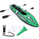 Inflatable Kayak 2 Person 11.5 Feet with Aluminum Paddles by LJGDeals