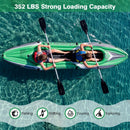 Inflatable Kayak 2 Person 11.5 Feet with Aluminum Paddles by LJGDeals