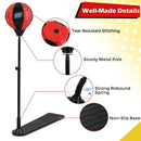 Kids Punching Bag with Adjustable Stand and Boxing Gloves by LJGDeals