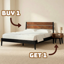 Callisto Solid Wood Bed Frame by Megsu