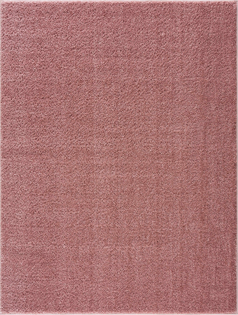 Judy Pink  Plush Washable Area Rug - Clearance