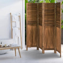 5.6 Ft Tall 4 Panel Folding Privacy Room Divider by LJGDeals