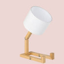 Creative Shape-Changing Wooden Lamp – Foldable Modern Desk Light for Bedroom, Study & Living Room by 2Dropme
