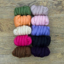 Mixed Merino Wool Variety Pack | Mystery Merino (Multicolored Surprise) 250 Grams, 23 Micron by Revolution Fibers