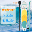 11 Feet Premium SUP Inflatable Stand Up Paddle Board-L by DirectDeals