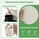 11 Gallon 3-Layer Kitchen Trash Can with Lid and 2 Removable Buckets-Beige by LJGDeals