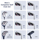 11 Pieces Complete Golf Club Package Set by LJGDeals