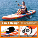 11' Wide Inflatable Stand Up Paddle Board with Backpack for All Skill Levels by LJGDeals