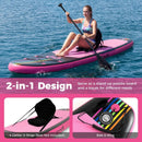 11' Wide Inflatable Stand Up Paddle Board with Backpack for All Skill Levels by LJGDeals