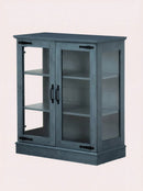 Modern Glass Door Cabinet – 3 Styles | Adjustable Shelves | Compact Storage Cupboard by 2Dropme
