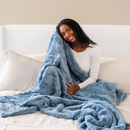 PATTERNED FAUX FUR XL THROW BLANKETS by Saranoni