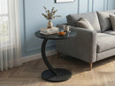 Modern Side Table – Round, C-Shape & Petal Designs | Sofa End Table with Metal by 2Dropme
