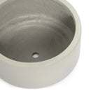 7 inch Smooth Gray Fiberstone Ceramic Pot