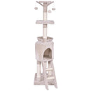 56 Inch Condo Scratching Posts Ladder Cat Play Tree by LJGDeals