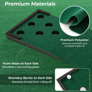 11 FT Indoor Outdoor Putting Green Mat with 2 Adjustable Putters and 6 Balls by LJGDeals