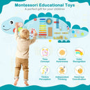 11-in-1 Dinosaur Activity Wall Busy Board Panels for Toddlers Education and Early Development by LJGDeals