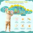 11-in-1 Dinosaur Activity Wall Busy Board Panels for Toddlers Education and Early Development by LJGDeals