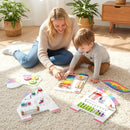 11-in-1 Dinosaur Activity Wall Busy Board Panels for Toddlers Education and Early Development by LJGDeals