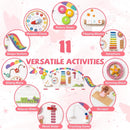 11-in-1 Dinosaur Activity Wall Busy Board Panels for Toddlers Education and Early Development by LJGDeals