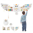 11-in-1 Toddler Learning Activity Center Owl Activity Wall Busy Board Panels for 3+ Years Old by LJGDeals