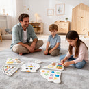 11-in-1 Toddler Learning Activity Center Owl Activity Wall Busy Board Panels for 3+ Years Old