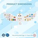 11-in-1 Toddler Learning Activity Center Owl Activity Wall Busy Board Panels for 3+ Years Old by LJGDeals
