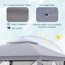 11 x 11 Feet 2-Tier Pop-Up Gazebo Tent Portable Canopy Shelter Carry Bag Mesh