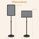 11x17 Adjustable Height Sign Holder Stand with Snap Frame by LJGDeals