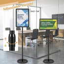 11x17 Adjustable Height Sign Holder Stand with Snap Frame by LJGDeals