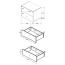 Winslow 2-drawer Nightstand Smokey Walnut