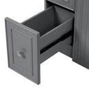 Transitional Style Bathroom Vanity Cabinet With Ceramic Sink by HouseOfZazla