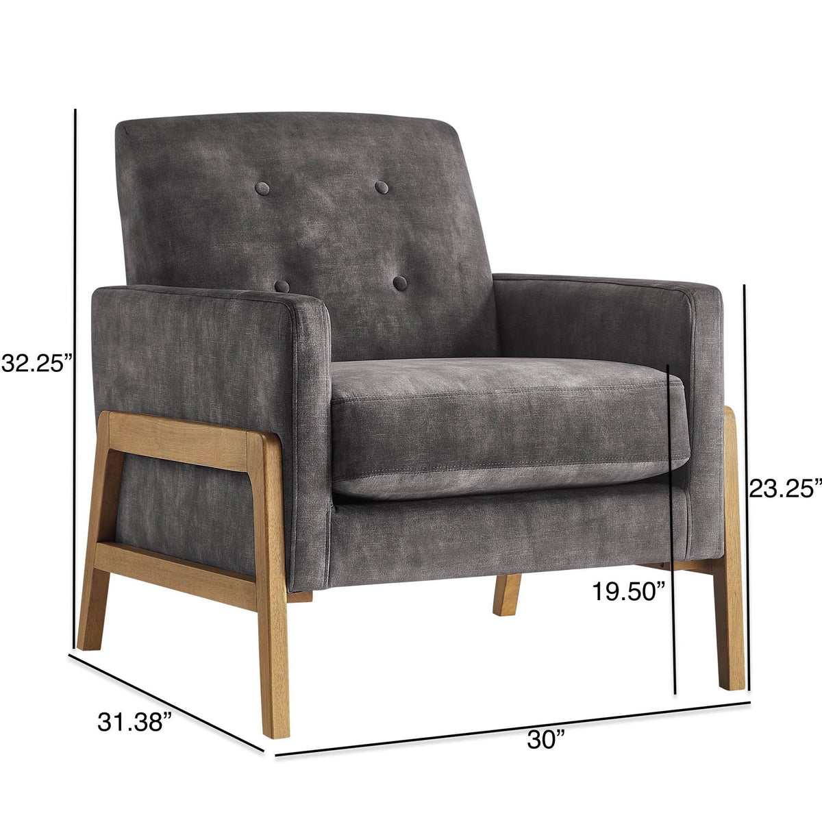 Matson - Tufted Back Accent Chair, photo 4 of 36
