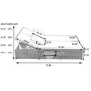 Walker Edison | Wicker Outdoor Double Sunbed Set