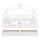House Bed With 2 Drawers