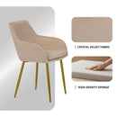 Dining Chair Set For Dining Rooms (Set of 2) - Beige